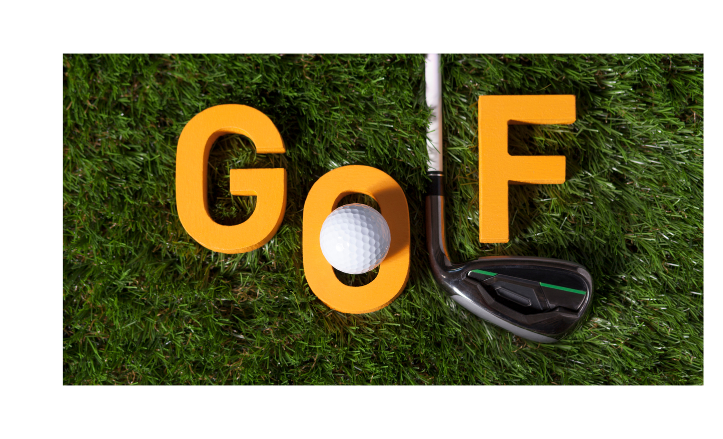 Golf Grass License Plate 6x12