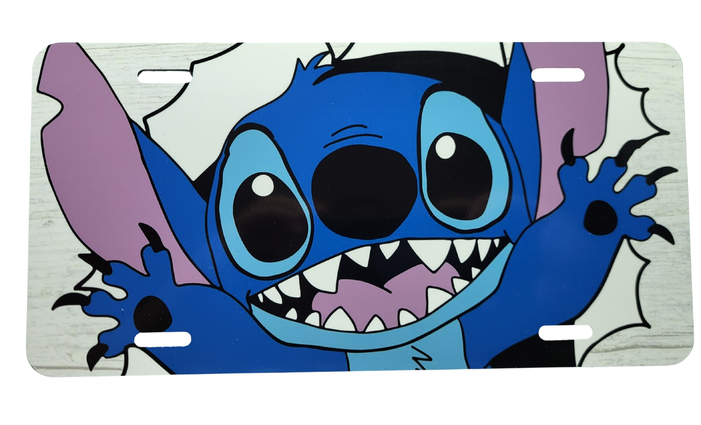 Stitch License Plate
