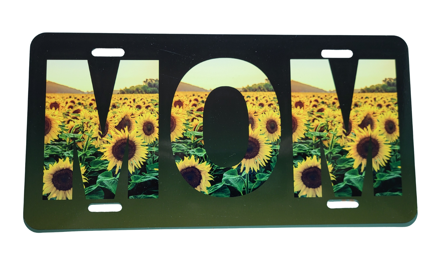 Sunflower Mom License Plate