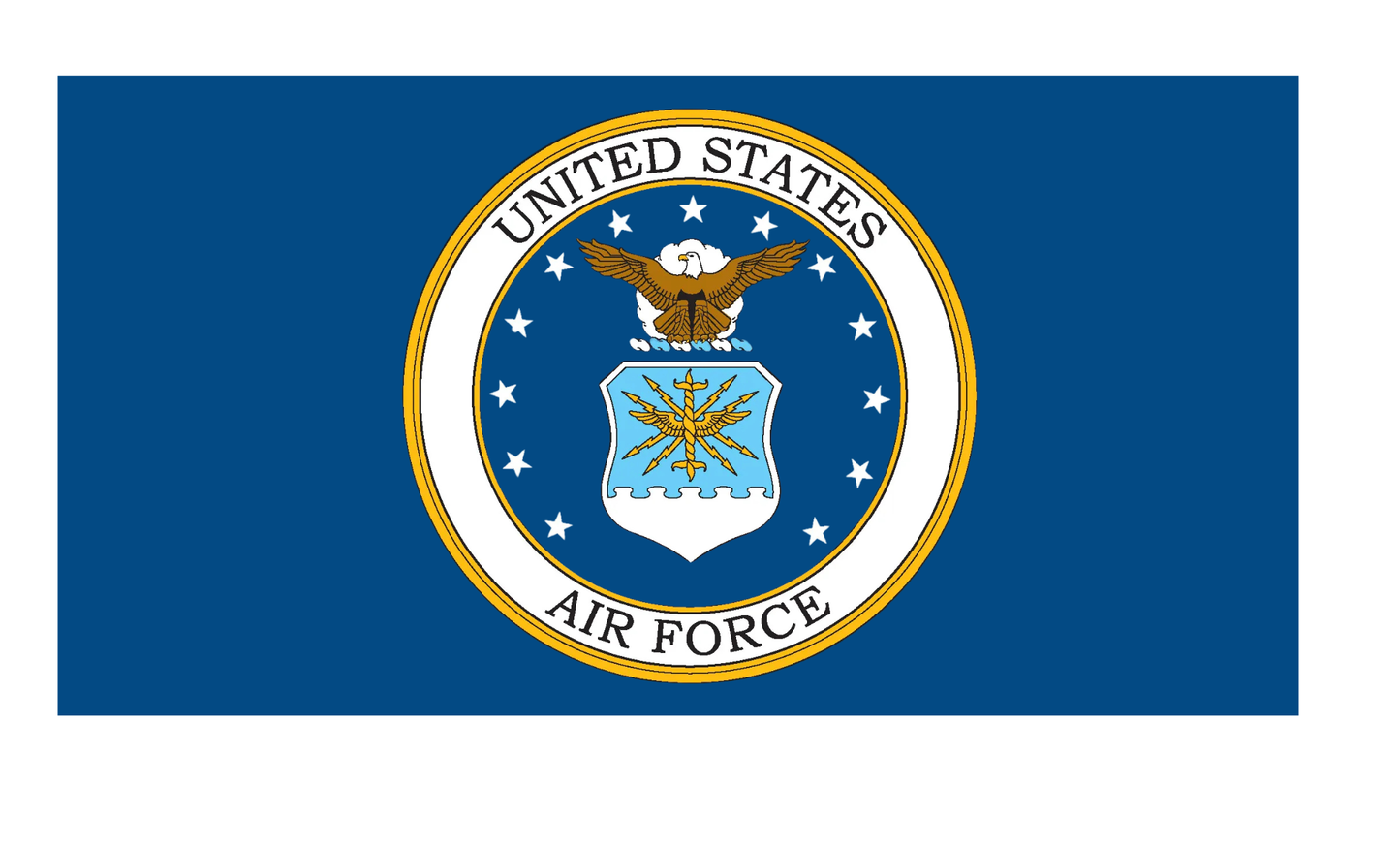 U.S. Air Force License Plate 6x12