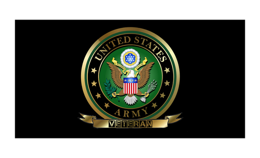 U.S. Army Veteran License Plate 6x12