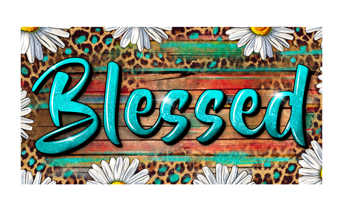 Blessed License Plate 6x12