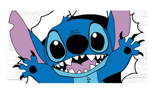 Stitch License Plate 6x12